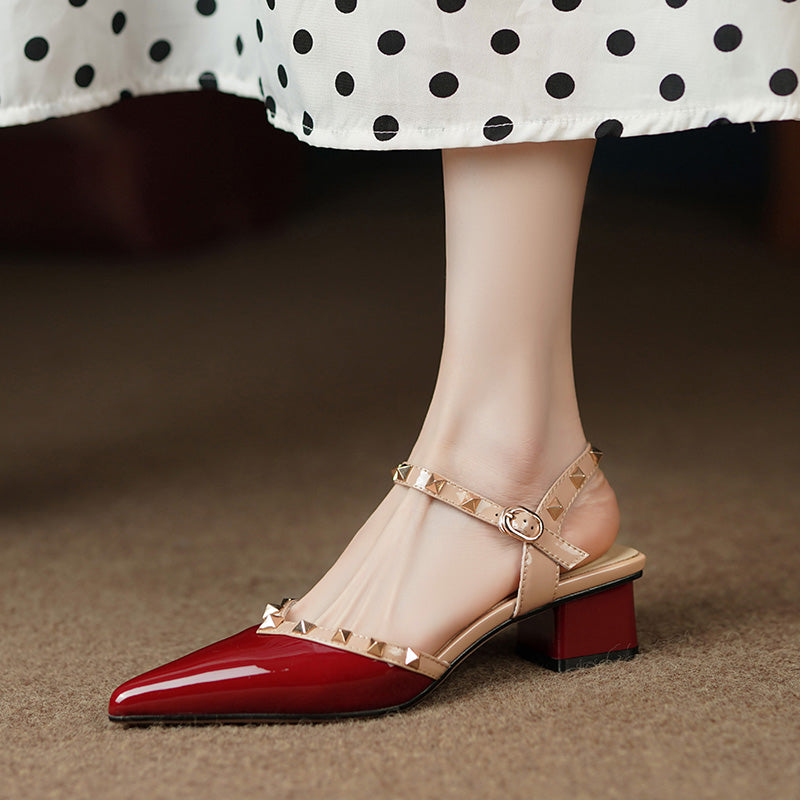 Natalia | Women’s Heels – Chic Artisan Pointed Toe & Refined Slimming Silhouette
