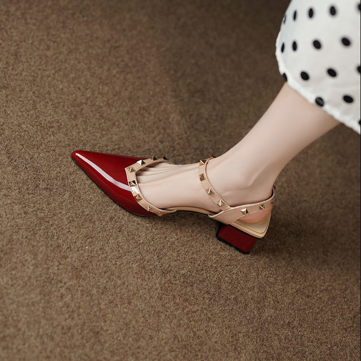 Natalia | Women’s Heels – Chic Artisan Pointed Toe & Refined Slimming Silhouette