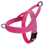 No-Pull Dog Harness with Reflective Details Pink