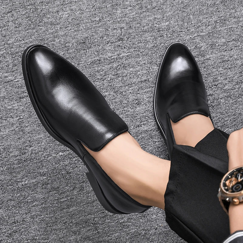 Noctis | Men's Genuine Leather Loafers – Luxury Designer Driving Shoes & Tailored Classic Slip-On