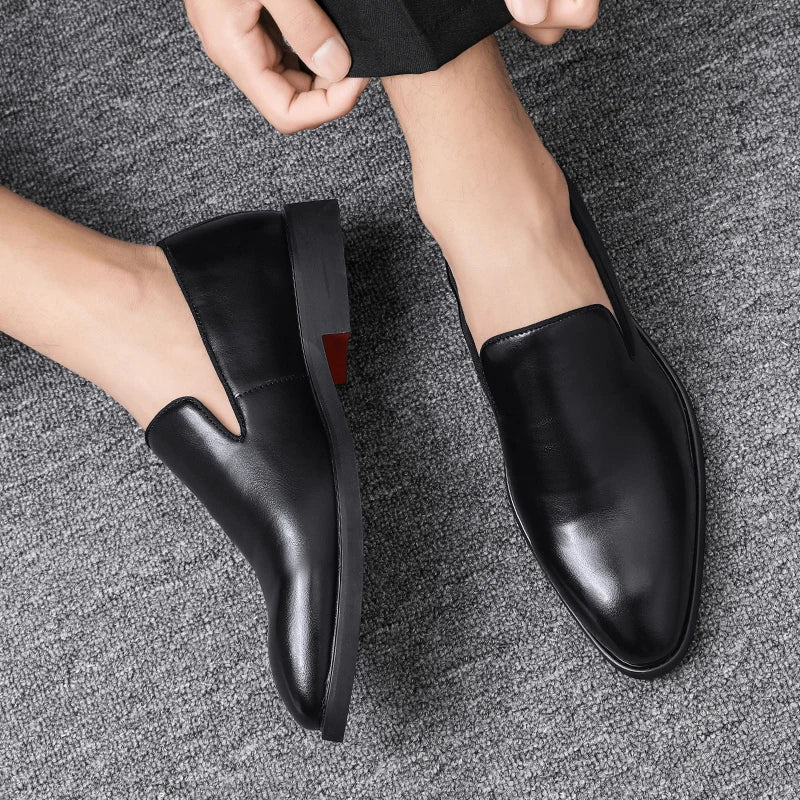 Noctis | Men's Genuine Leather Loafers – Luxury Designer Driving Shoes & Tailored Classic Slip-On