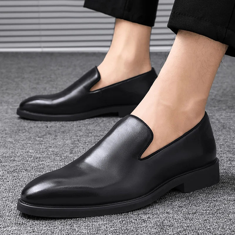 Noctis | Men's Genuine Leather Loafers – Luxury Designer Driving Shoes & Tailored Classic Slip-On