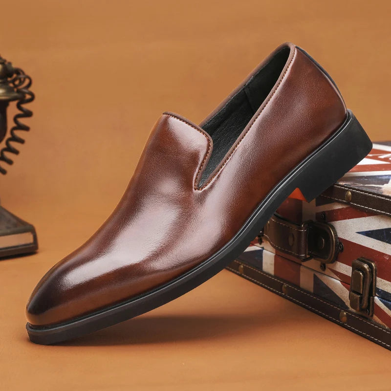 Noctis | Men's Genuine Leather Loafers – Luxury Designer Driving Shoes & Tailored Classic Slip-On