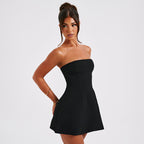 Vena | Women’s Strapless Mini Dress – Chic Sculpting Bodice & Refined Body-Contouring Fit