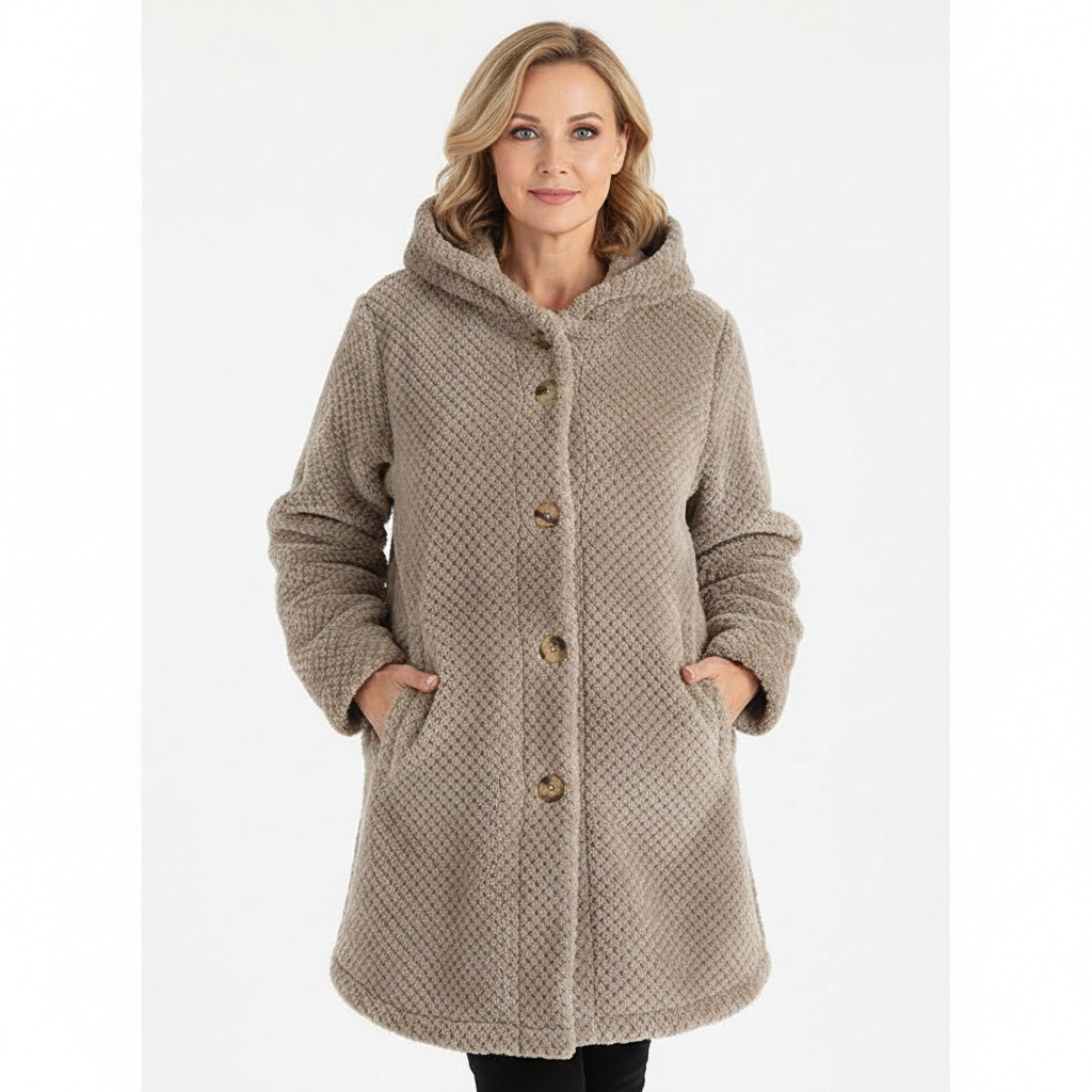 Flōre | Women's Classic Winter Coat - Warm Wool Blend Overcoat & Long Tailored Jacket