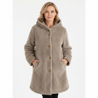 Flōre | Women's Classic Winter Coat - Warm Wool Blend Overcoat & Long Tailored Jacket