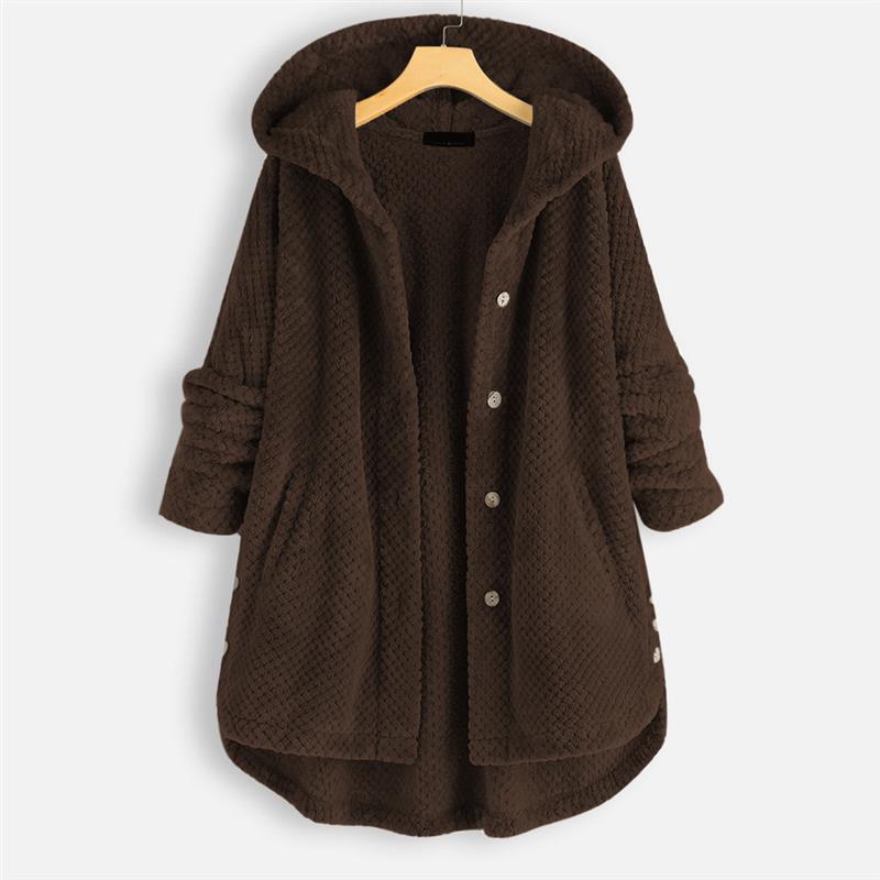 Flōre | Women's Classic Winter Coat - Warm Wool Blend Overcoat & Long Tailored Jacket Coffee