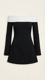 Women's Off-Shoulder Mini Dress Odessa Sleek Party Cocktail Style