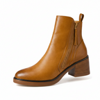 Zahara | Leather Ankle Boots – Chic Artisan Craft & Refined Slimming Silhouette
