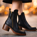 Zahara | Leather Ankle Boots – Chic Artisan Craft & Refined Slimming Silhouette