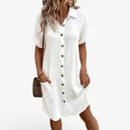 Olivia Summer Dress – Elegant Fabric Blend with Comfort & Style