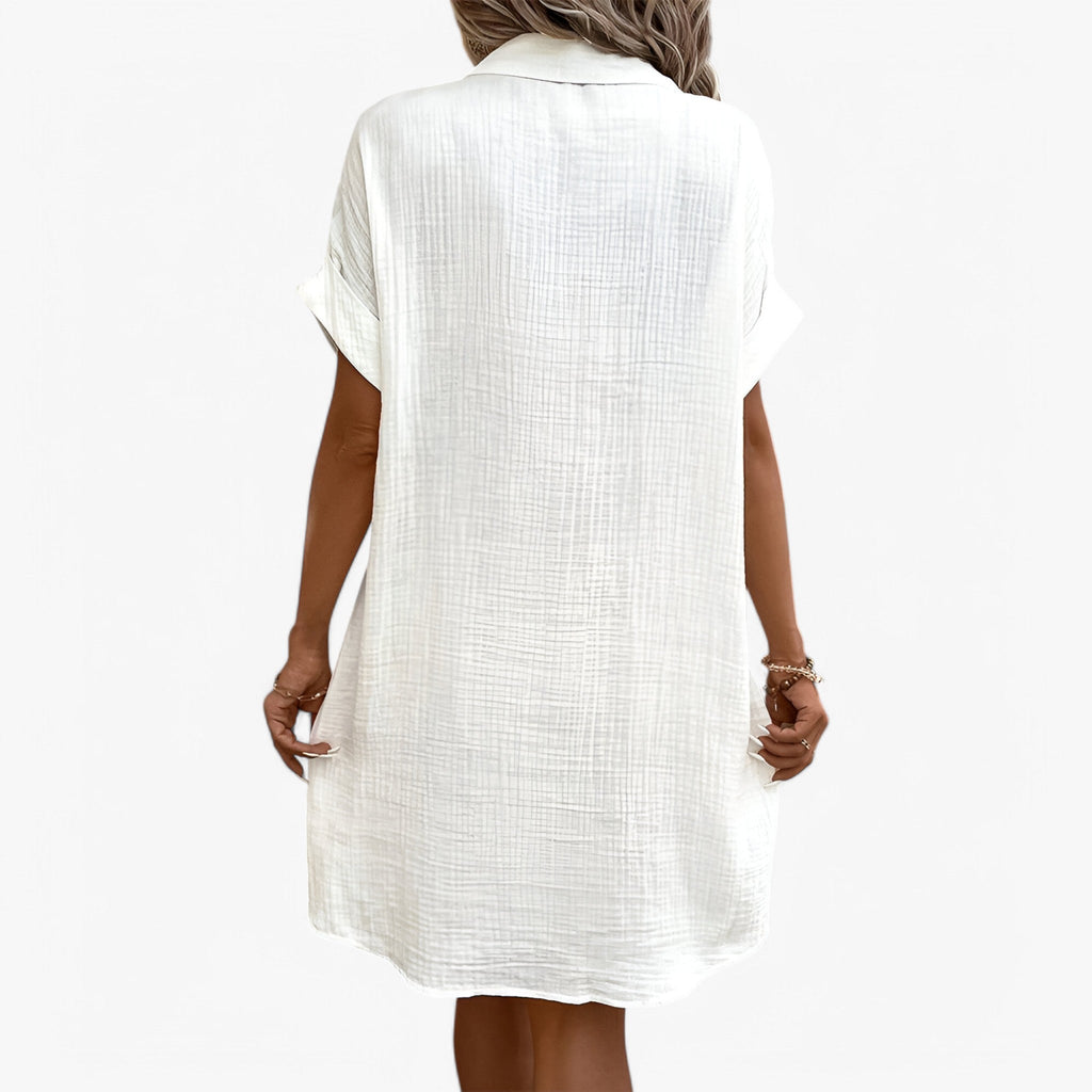Olivia Summer Dress – Elegant Fabric Blend with Comfort & Style