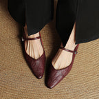 Triton | Women’s Genuine Leather Mules – Chic Slip-On Loafers & Refined Artisan Cushion