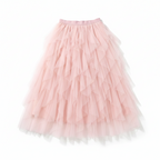 Pamelo | Modern High Waisted Skirt with Ruffles for Women - Stylish