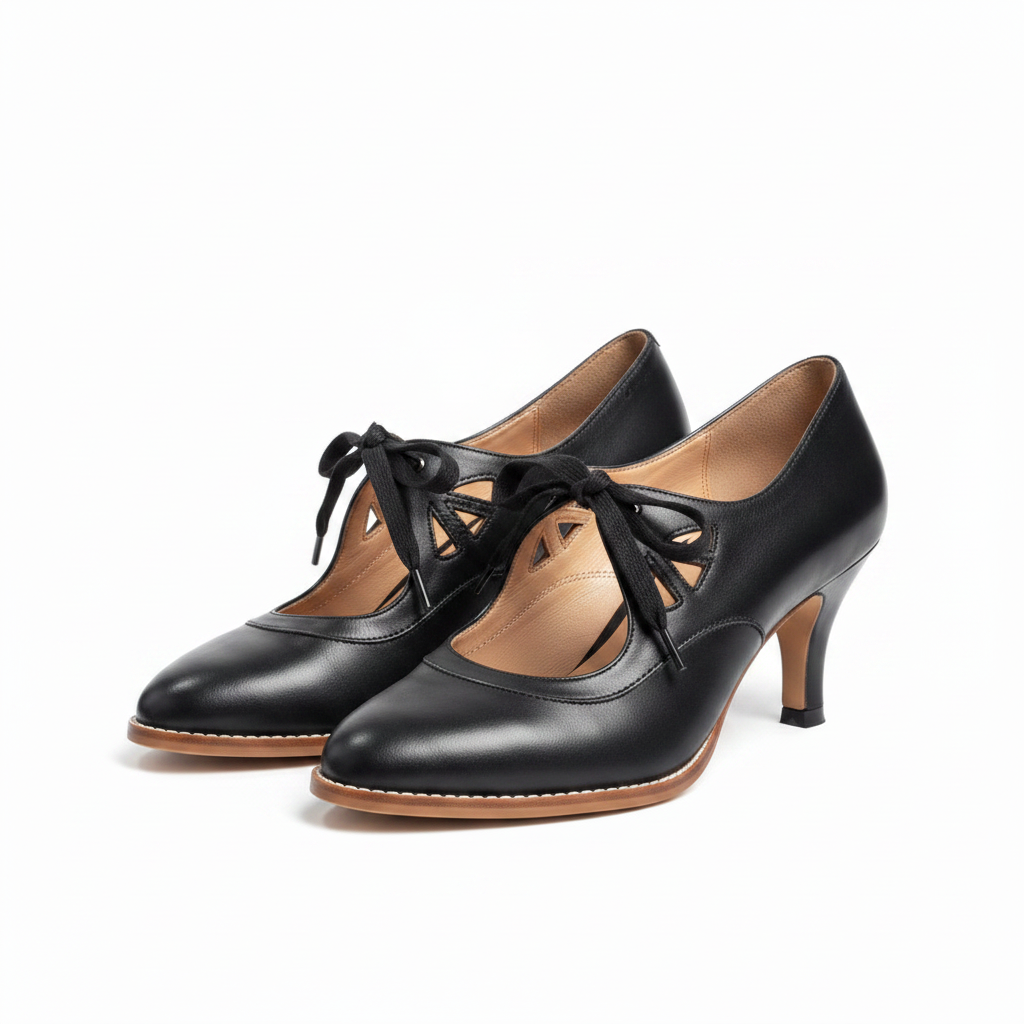 Dôre | Women’s Heeled Shoes – Sculptural Architectural Heel & Refined Aesthetic Grace