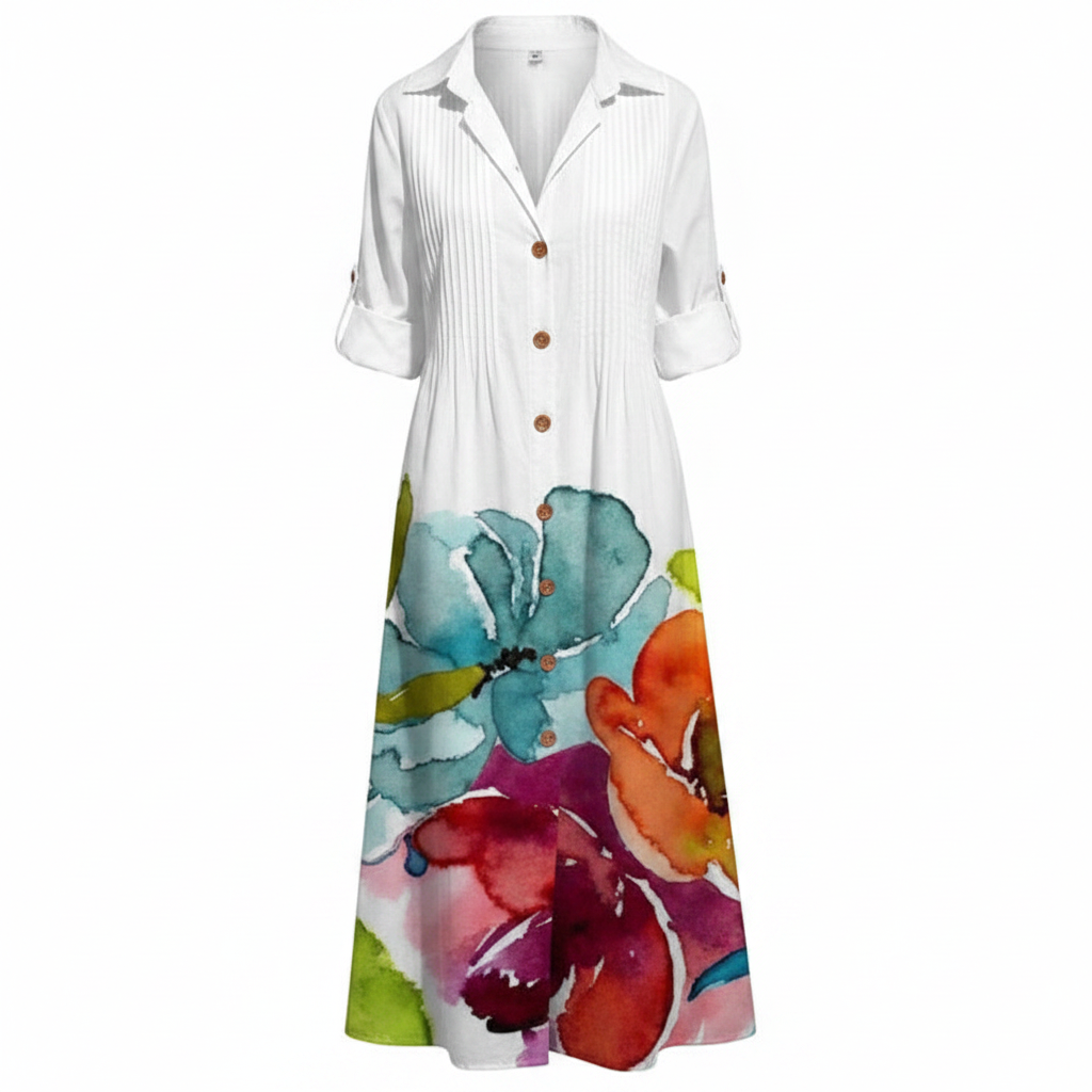 Vanity | Women’s Elegant Boho Dress – Chic Floral Maxi with Flowy Silhouette