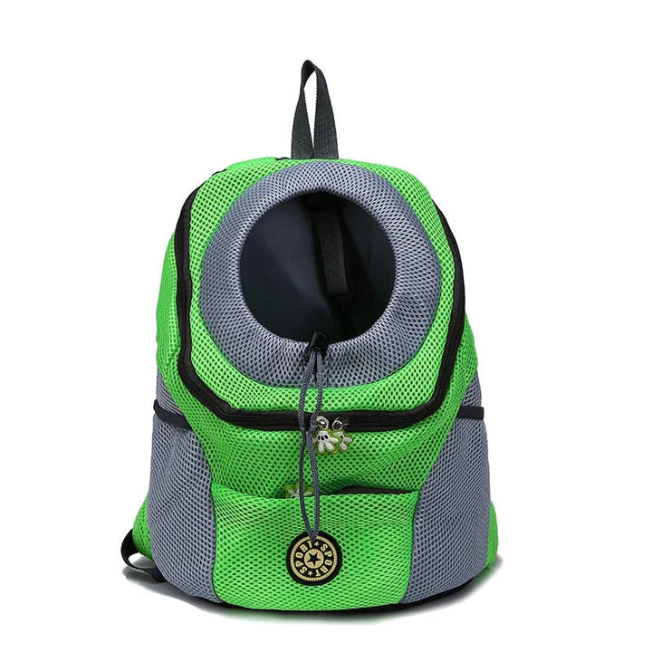 Pet Backpack for Travel and Outings – Comfortable and Safe Green