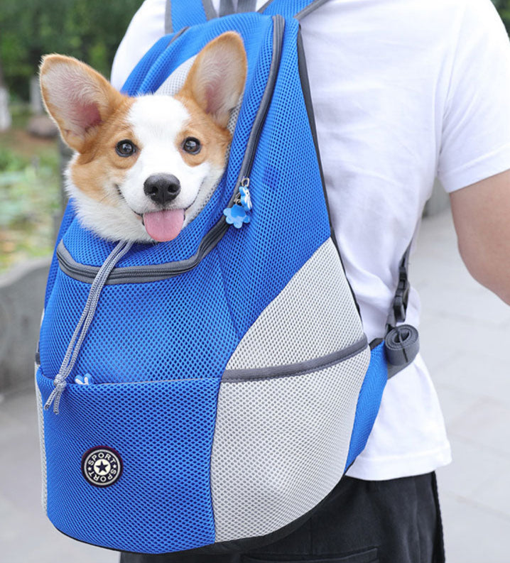 Dog Backpack – Comfortable & Breathable Carrier for Small & Medium Dogs