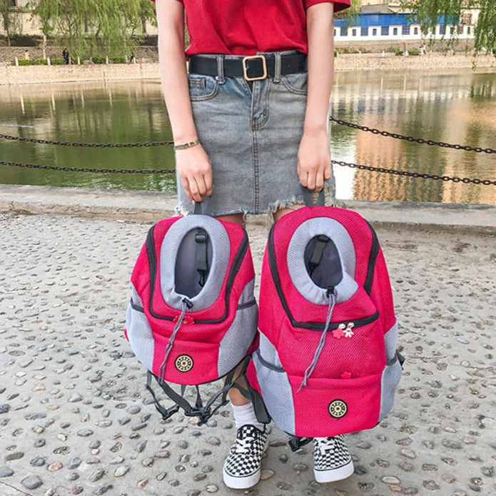 Dog Backpack – Comfortable & Breathable Carrier for Small & Medium Dogs