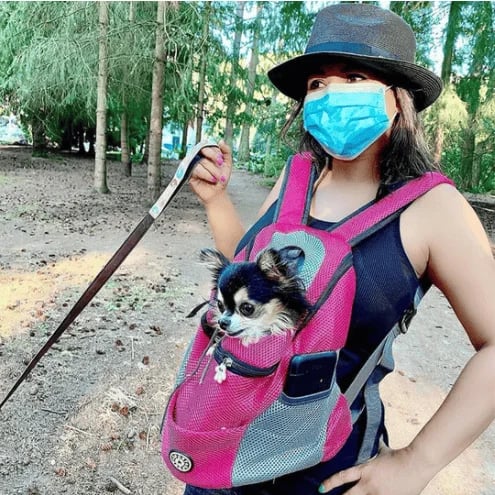Dog Backpack – Comfortable & Breathable Carrier for Small & Medium Dogs