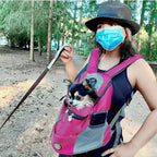 Dog Backpack – Comfortable & Breathable Carrier for Small & Medium Dogs