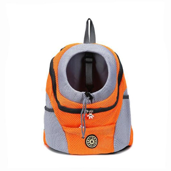 Dog Backpack – Comfortable & Breathable Carrier for Small & Medium Dogs Orange