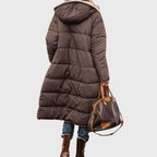 Tasana | Women's Reversible Coat - 2-in-1 Warm Sherpa Fleece & Quilted Puffer Jacket