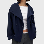 Parsha | Women’s Coat | Cropped Double Breasted