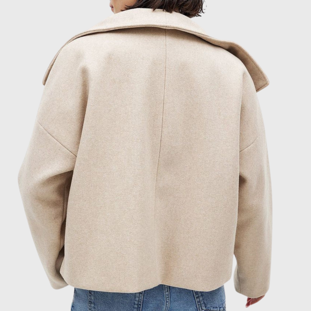 Parsha | Women’s Coat | Cropped Double Breasted