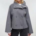 Parsha | Women’s Coat | Cropped Double Breasted