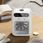 Portable Personal Air Conditioner - Small Desktop Misting Cooling Fan & Humidifier for Dorm & Home