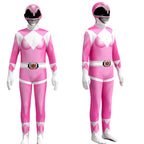 Ranger Costume Jumpsuit for Kids Superhero Cosplay Designs pink