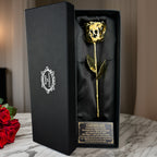 Real Rose Dipped In 24K Gold Preserved As A Timeless Gift Of Love Default