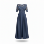 Dôre | Women’s Elegant Lace Dress – Chic Intricate Floral Lace & Slimming Evening Silhouette