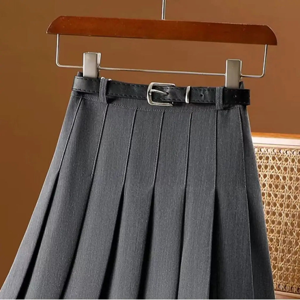 Rogue | Women's Pleated Maxi Skirt – Elegant Pleated & Lightweight Material