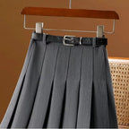 Rogue | Women's Pleated Maxi Skirt – Elegant Pleated & Lightweight Material