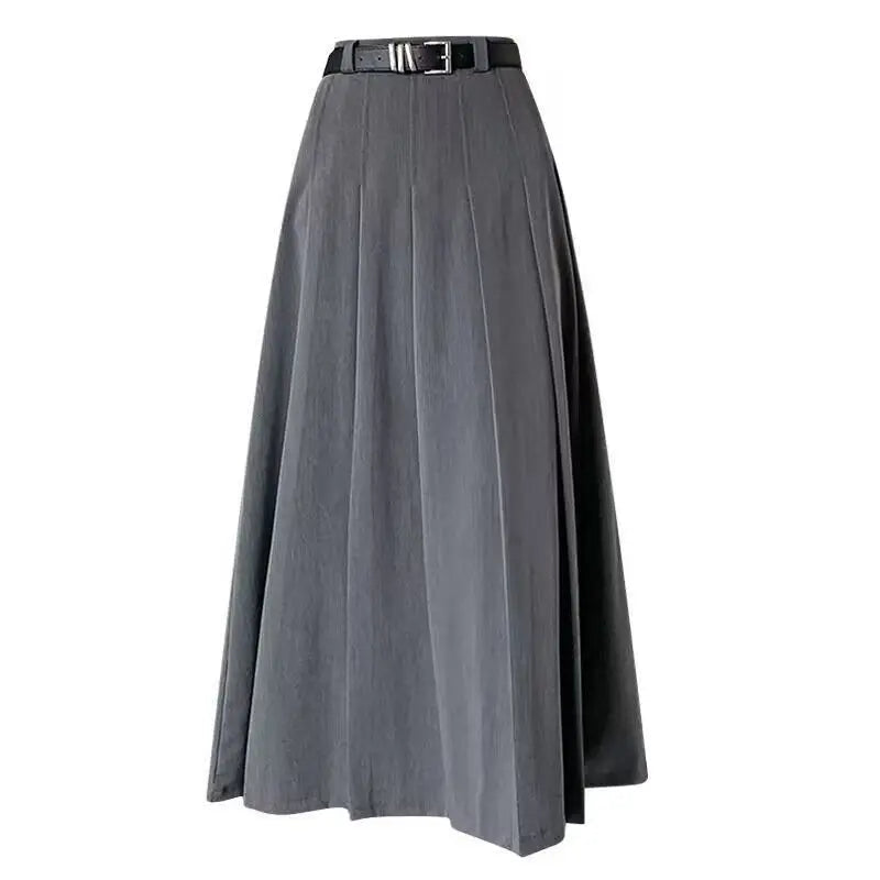 Rogue | Women's Pleated Maxi Skirt – Elegant Pleated & Lightweight Material