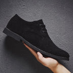 Roma | Suede Oxford Shoes – Luxury Designer Dress Footwear & Tailored Suede Derby Brogues Black