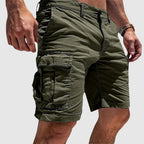 Ruben | Men's Summer Cargo Shorts Knee Length Green