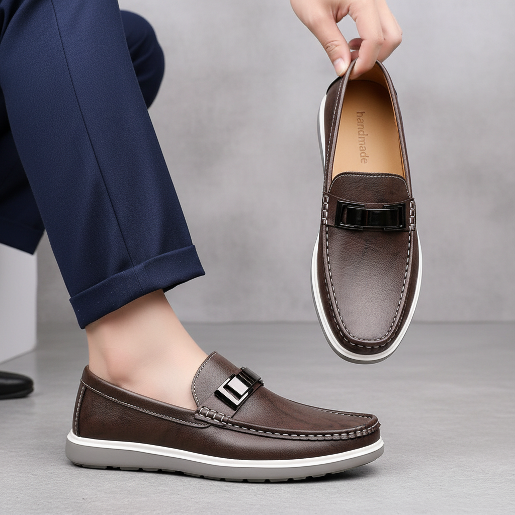 Ruco | Men's Genuine Leather Loafers – Luxury Designer Driving Shoes & Tailored Classic Slip-On