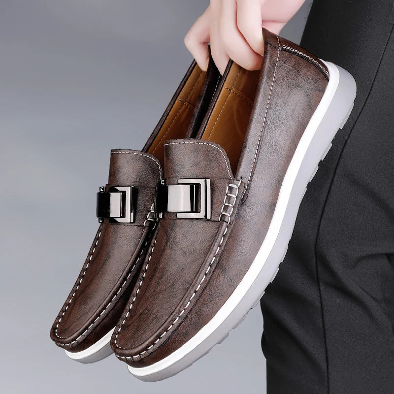 Ruco | Men's Genuine Leather Loafers – Luxury Designer Driving Shoes & Tailored Classic Slip-On