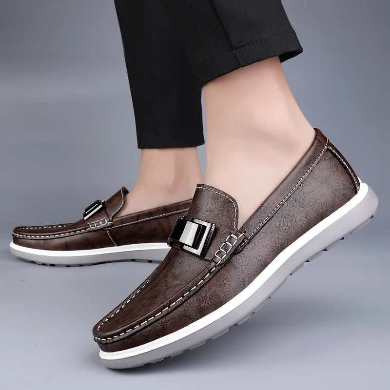 Ruco | Men's Genuine Leather Loafers – Luxury Designer Driving Shoes & Tailored Classic Slip-On