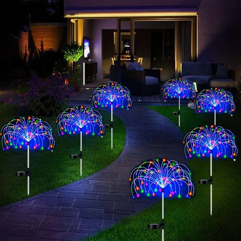 Solar LED Ambient Lighting for Garden Paths and Outdoor Decorations