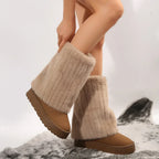 Isana | Boots For Women | Tall Shaft Platform Base Brown