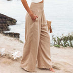 Amore | Women's Smocked Draped Pants