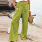 Amore | Women's Smocked Draped Pants
