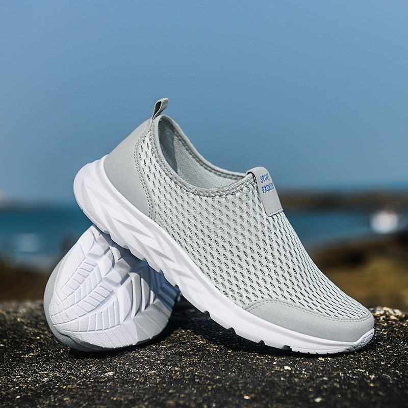 Admire | Unisex Sport Running Sneakers - Lightweight Breathable Shoes for Men & Women Gray