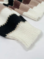 Flōre | Women's Striped Loose Fit Sweater - Oversized Knit Pullover & Slouchy Jumper