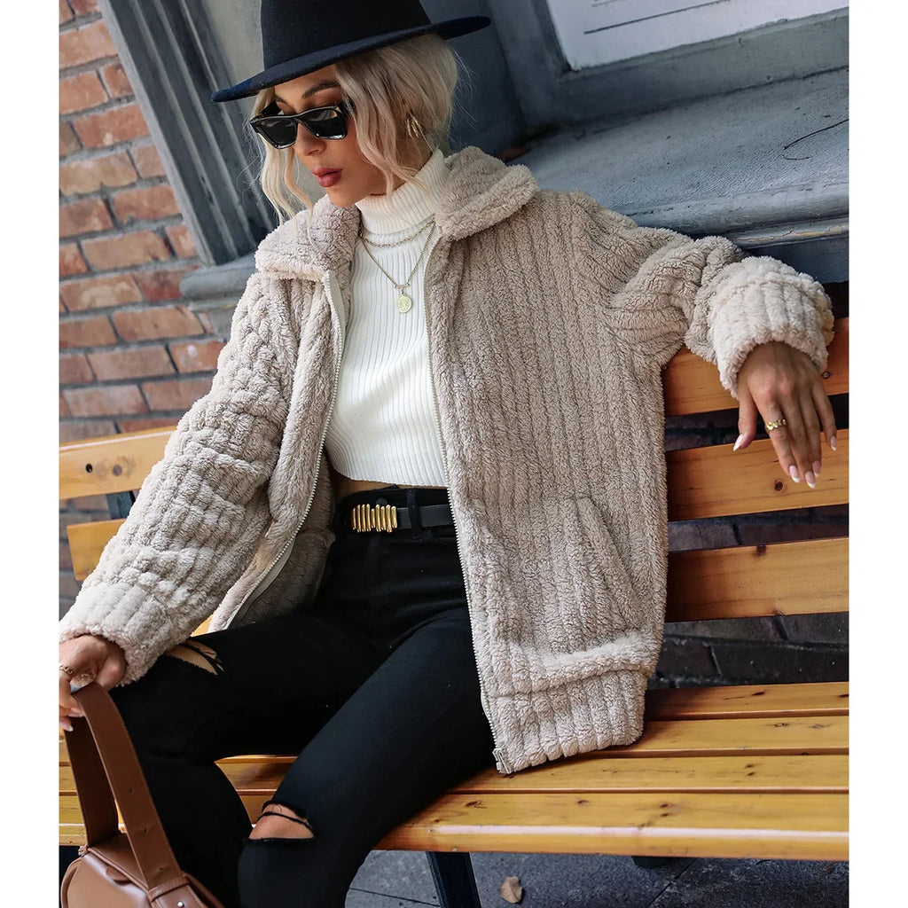 Sephira | Women’s Jacket | Zip Front Textured