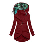 Umami | Women's Jacket | Contrast Printed Lining Red